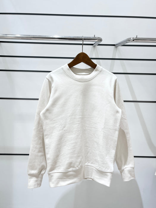 【TEN】ユニセックス スウェットシャツ ベージュ オーガニックコットン
