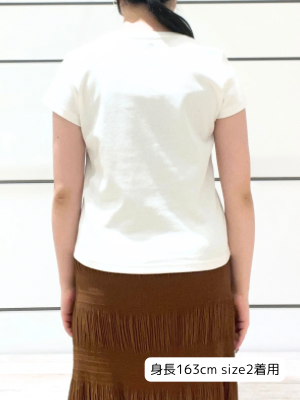 【TEN】ミニTシャツ ブラック オーガニックコットン