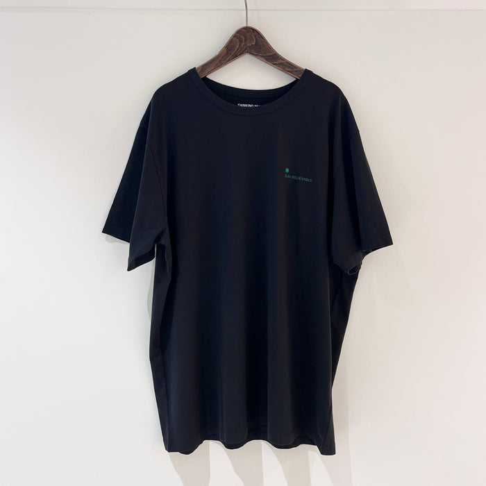 オーガニックコットン ブラック サンビリーバブル T シャツ