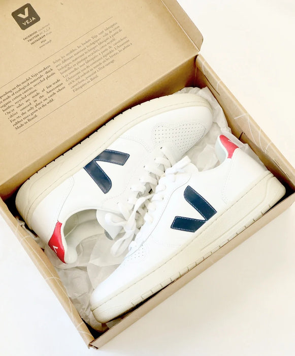 ヴェジャ VEJA  V-10 WHITE NAUTICO PEKIN C.W.L スニーカー
