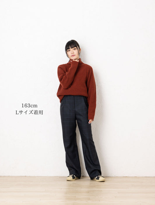 【Enter the Eオリジナル】ストレートパンツ ウィンドウペングレー|超高品質な廃盤生地のため限定本数