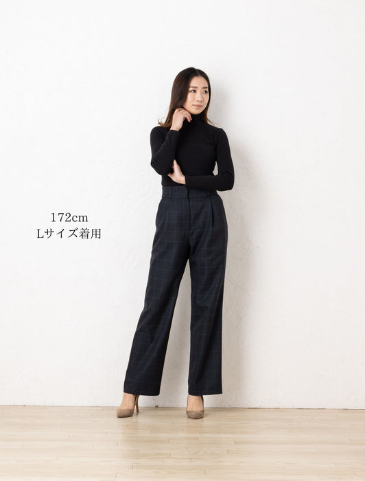 【Enter the Eオリジナル】ストレートパンツ ウィンドウペングレー|超高品質な廃盤生地のため限定本数