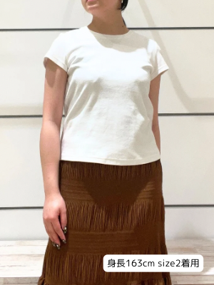 【TEN】ミニTシャツ オフホワイト オーガニックコットン