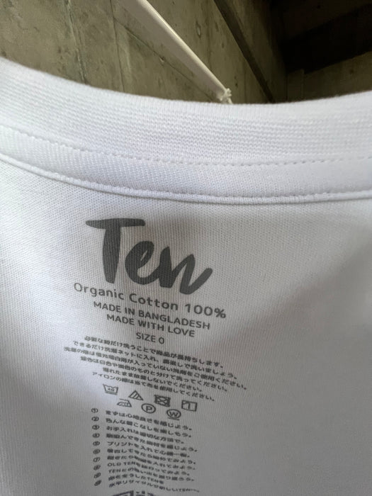 【サンプルセール】オーガニックコットン HAPPY VEGANシリーズ TRIBES&CO Tシャツ ブルー