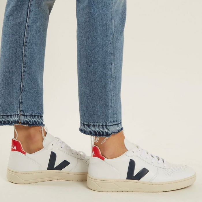 ヴェジャ VEJA  V-10 WHITE NAUTICO PEKIN C.W.L スニーカー