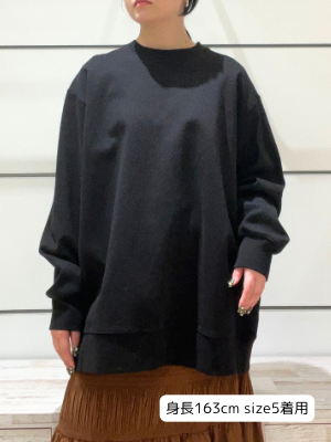 【TEN】ユニセックス スウェットシャツ ベージュ オーガニックコットン