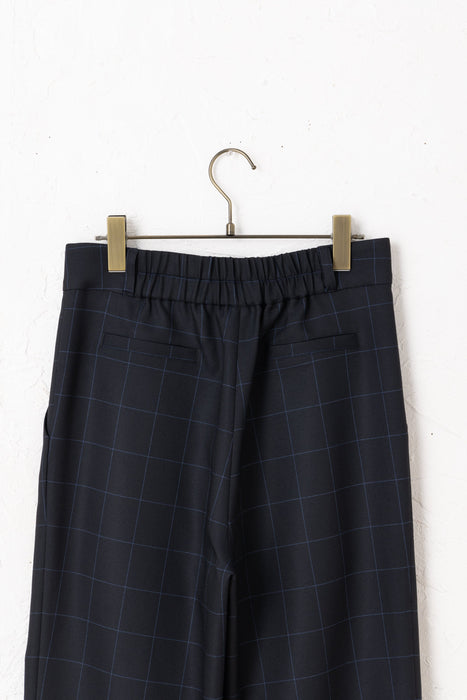 【Enter the Eオリジナル】ストレートパンツ ウィンドウペングレー|超高品質な廃盤生地のため限定本数