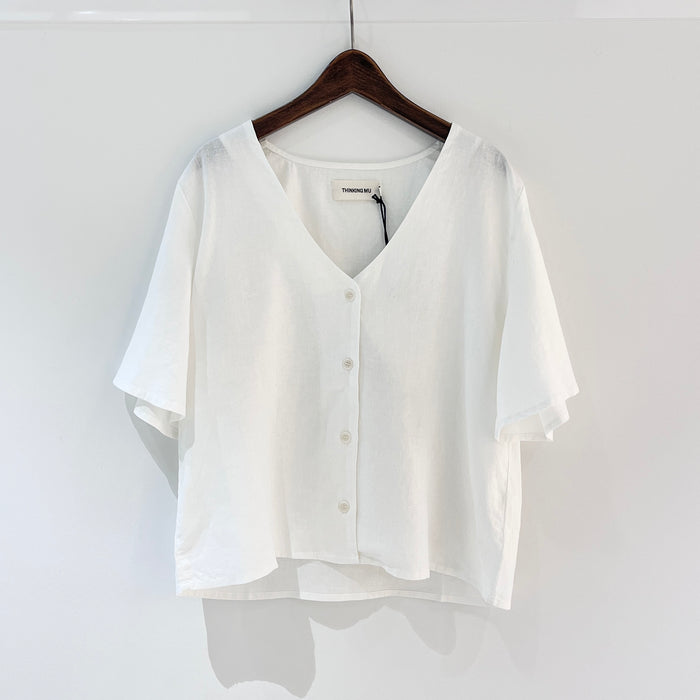 【完売】ヘンプテンセル リベルラ ブラウス ホワイト