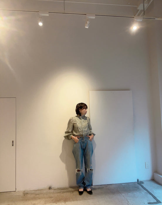 (サンプルセール) オーガニックコットンガーゼ ベージュセットアップ (Sサイズセット)