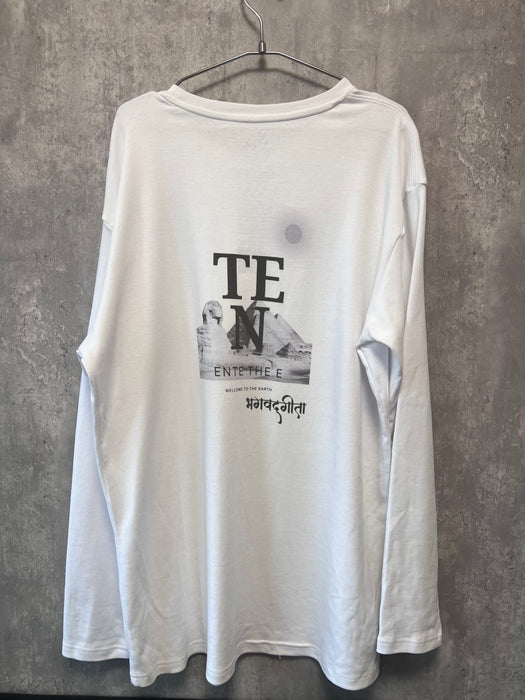 オーガニックコットンwelcome to the EARTHシリーズ SouvenirTシャツ オーガニックコットン/フロント&バックプリント