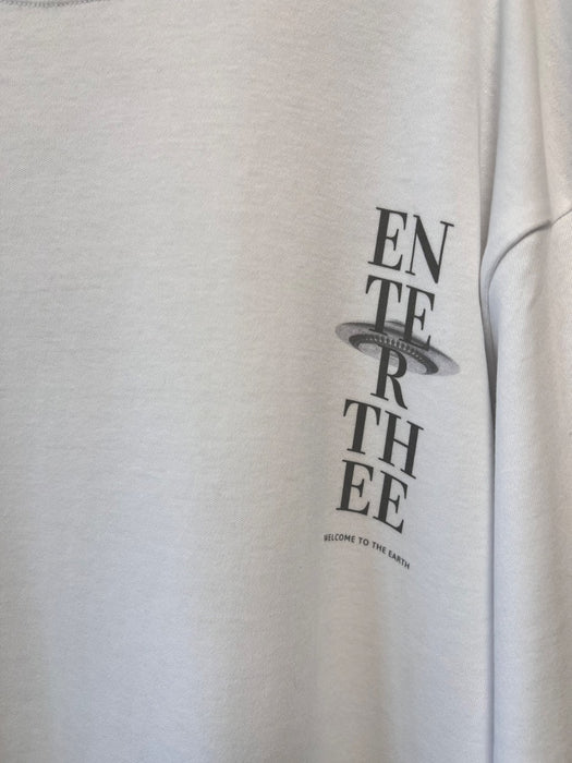 オーガニックコットンwelcome to the EARTHシリーズ SouvenirTシャツ オーガニックコットン/フロントプリント