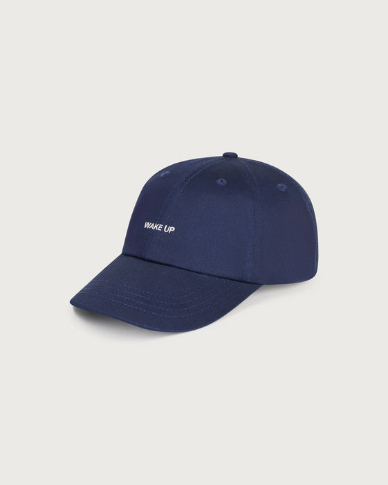 【完売】WAKE UP オーガニックコットンキャップ ネイビー
