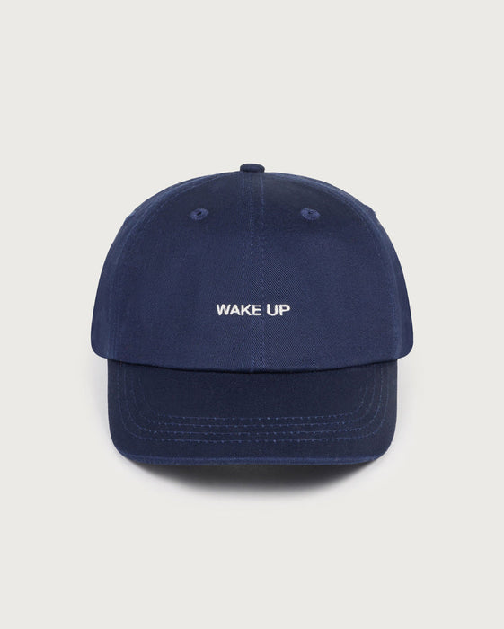 【完売】WAKE UP オーガニックコットンキャップ ネイビー