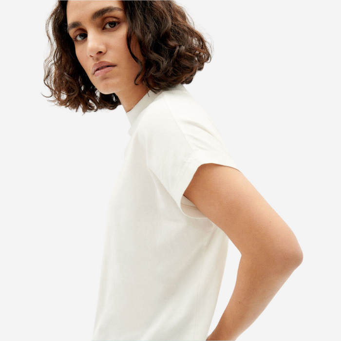 【大人気商品】オーガニックコットン ボルタ Tシャツ ホワイト