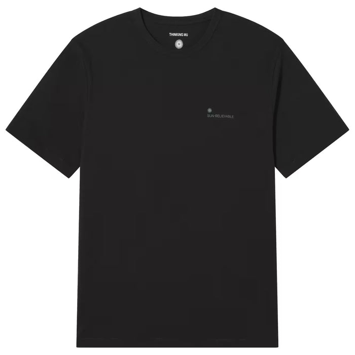 オーガニックコットン  ブラック サンビリーバブル T シャツ