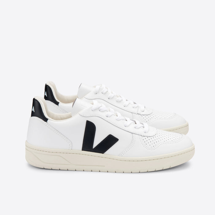 ヴェジャ VEJA  V-10スニーカー ホワイト/ブラック C.W.L