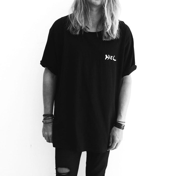 HEL UNISEX オーガニックコットンTシャツ