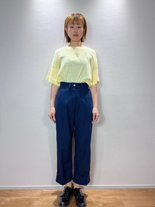 オーガニックコットン ダリア インディゴ