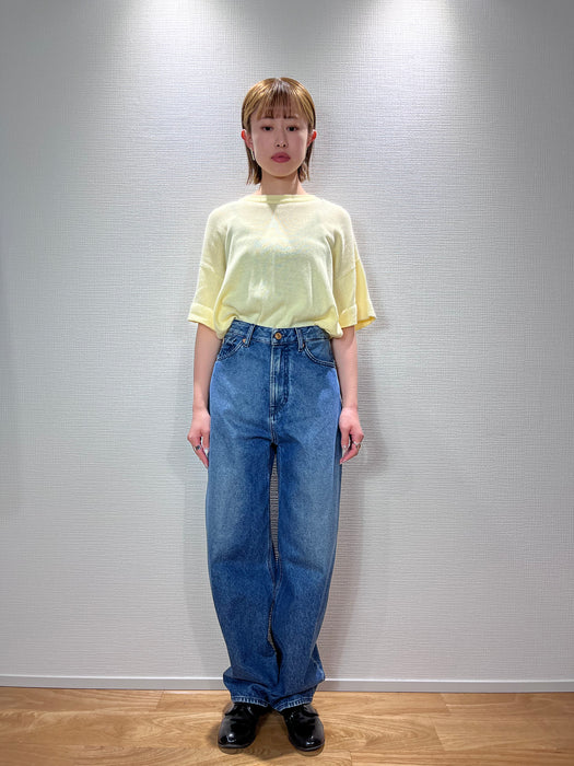 オーガニックコットン レイラ ピュアインディゴマーブル