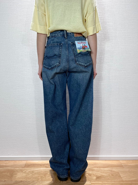 オーガニックコットン レイラ ピュアインディゴマーブル