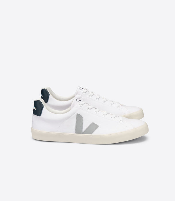 ヴェジャ VEJA  ESPLAR CANVAS ホワイト/グレー