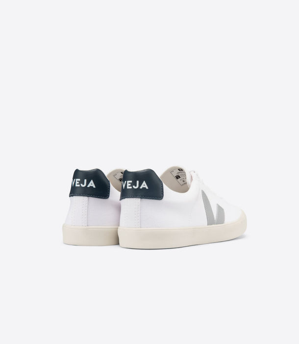ヴェジャ VEJA  ESPLAR CANVAS ホワイト/グレー