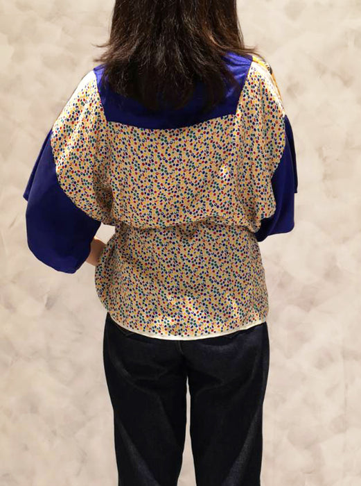 Bo DOIR アップサイクルシルクブラウス Keet