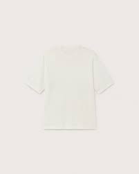 オーガニックコットン ベーシック ホワイトモック Tシャツ レディース