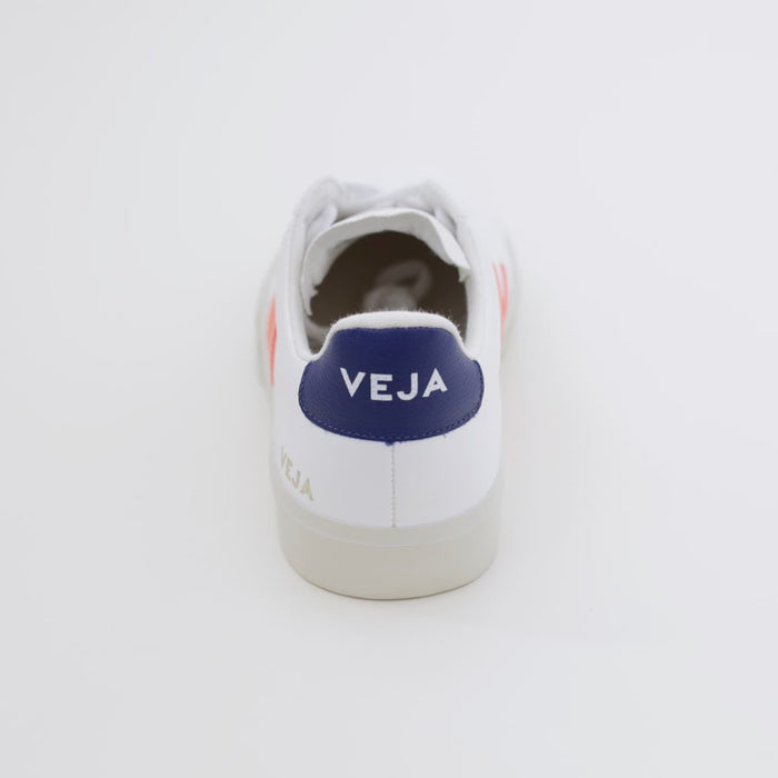 ヴェジャ VEJA  CAMPO クロムフリーレザー ホワイト/オレンジ/コバルト