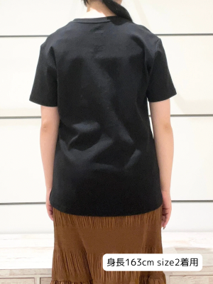 【TEN】ユニセックス10年Tシャツ　ブラック　オーガニックコットン