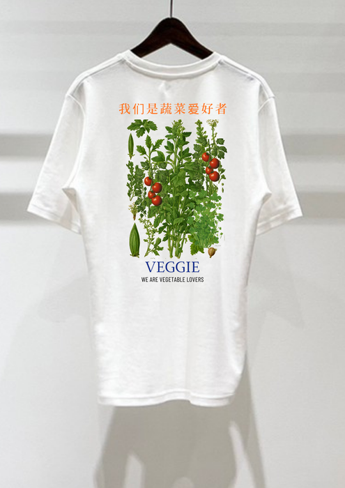 【TEN】　HAPPY VEGANシリーズ　ワールドVEGGIE TシャツC