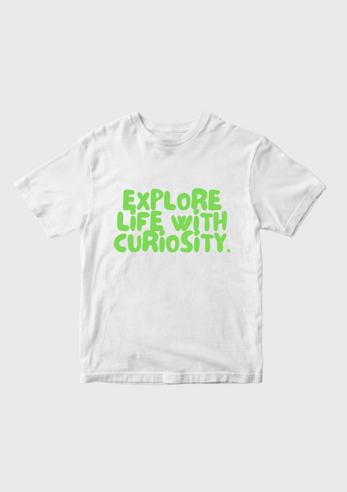 【TEN】Being シリーズ　"Explore Life with Curiosity"　Tシャツ/ロングＴシャツ  オーガニックコットン