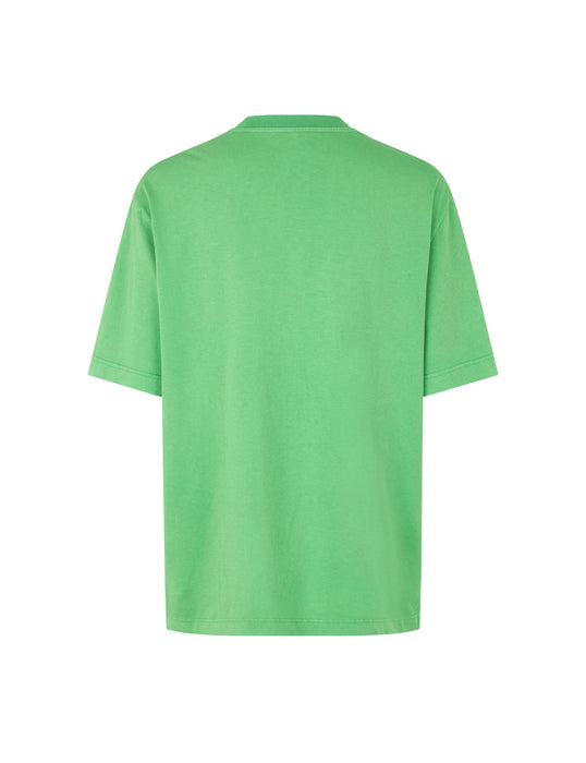 【完売】オーガニックコットン  Heavy Dye Dassel Tシャツ　ポイズングリーン
