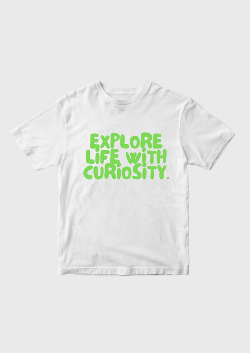 【TEN】Being シリーズ　"Explore Life with Curiosity"　Tシャツ/ロングＴシャツ  オーガニックコットン