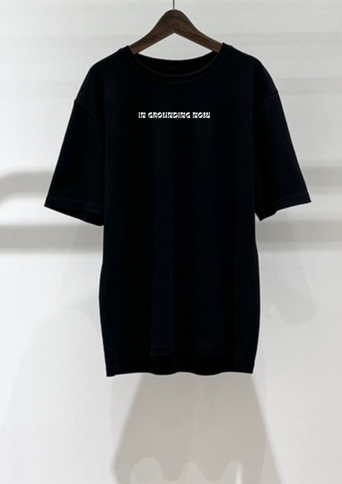 【TEN】BEINGシリーズ　In grounding,  you return to your true self,  a place where all things align effortlesslyTシャツ /ロングＴシャツオーガニックコットン