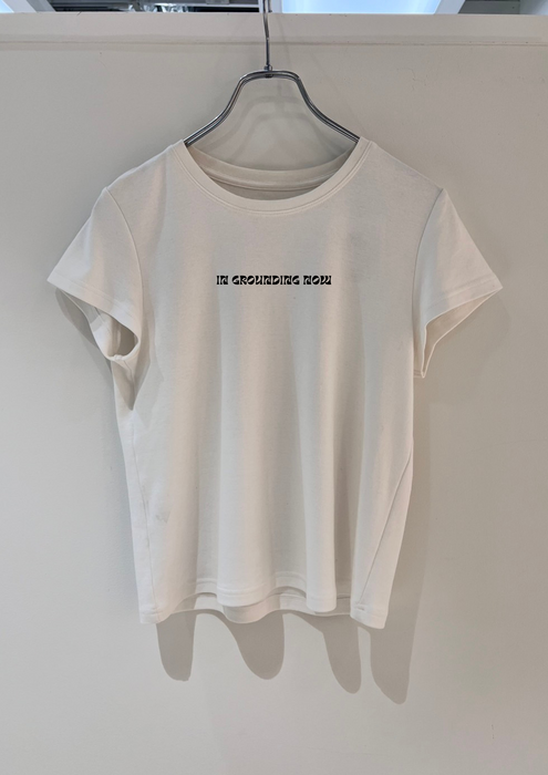 【TEN】BEINGシリーズ　In grounding,  you return to your true self,  a place where all things align effortlesslyTシャツ /ロングＴシャツオーガニックコットン