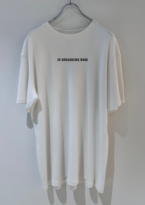 【TEN】BEINGシリーズ　In grounding,  you return to your true self,  a place where all things align effortlesslyTシャツ /ロングＴシャツオーガニックコットン