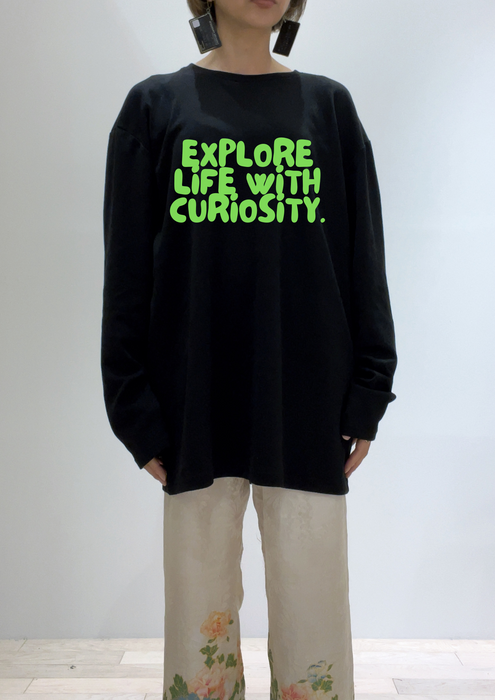 【TEN】Being シリーズ　"Explore Life with Curiosity"　Tシャツ/ロングＴシャツ  オーガニックコットン