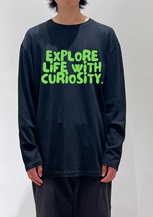 【TEN】Being シリーズ　"Explore Life with Curiosity"　Tシャツ/ロングＴシャツ  オーガニックコットン