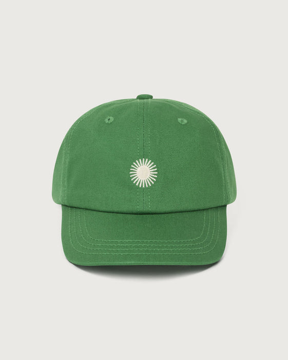 【遅割10％対象】オーガニックコットンChris コントラストキャップ　グリーン