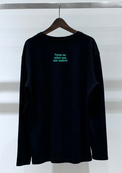 【TEN】BEINGシリーズ　Focus on what you can control, and let go of what you cannot. Tシャツ /ロングＴシャツオーガニックコットン