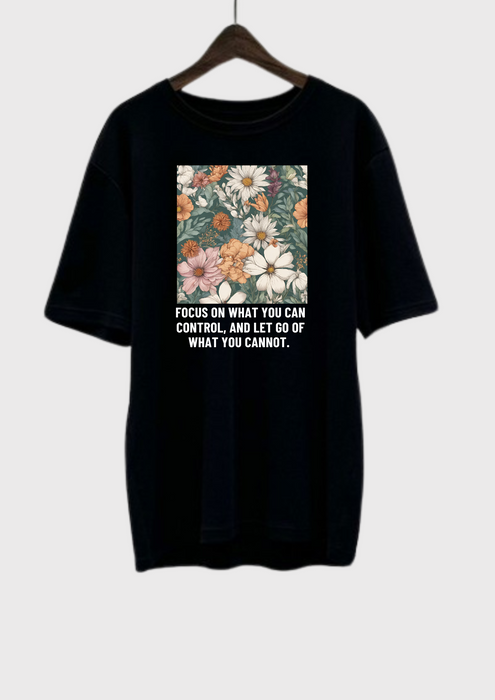 【TEN】BEINGシリーズ　Focus on what you can control, and let go of what you cannot. PART2 Tシャツ /ロングＴシャツオーガニックコットン