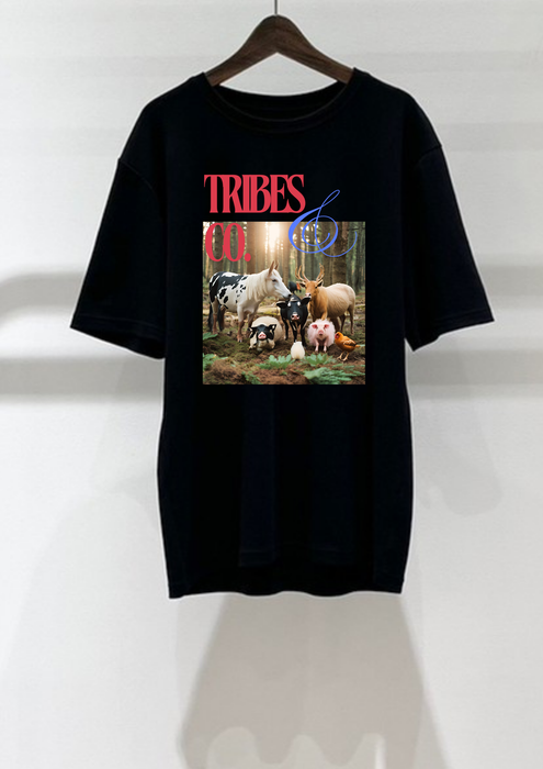 【TEN】　HAPPY VEGANシリーズ　TRIBES&CO　ＴシャツＢ