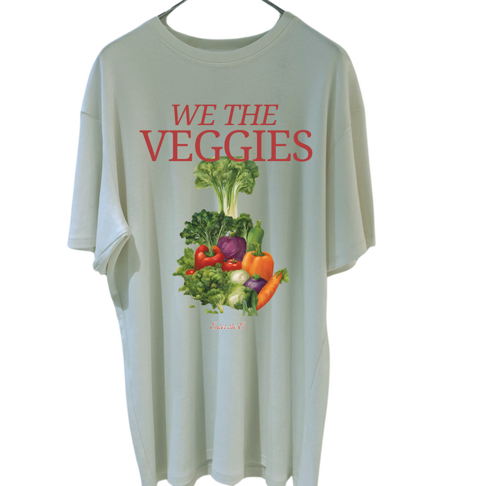 【TEN】VEGITABLE＆FRUITSシリーズ WE the  Veggies Tシャツ オーガニックコットン