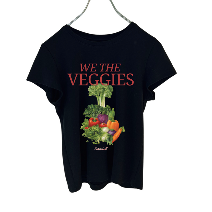 【TEN】VEGITABLE＆FRUITSシリーズ WE the  Veggies Tシャツ オーガニックコットン