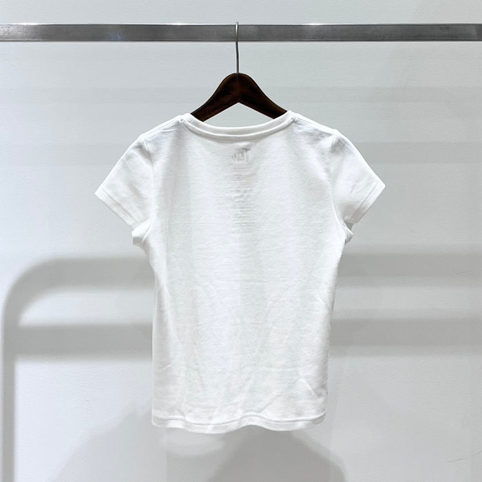【TEN】10年ミニTシャツ　オフホワイト　オーガニックコットン