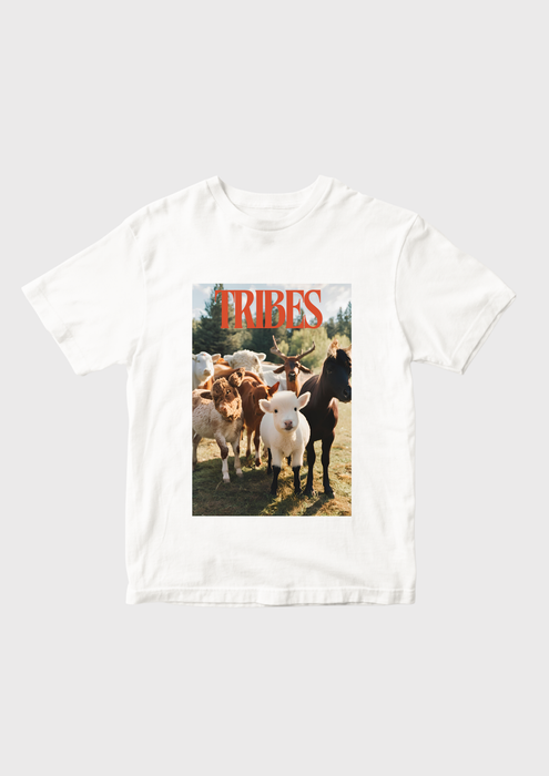 【TEN】　HAPPY VEGANシリーズ　TRIBES TシャツB