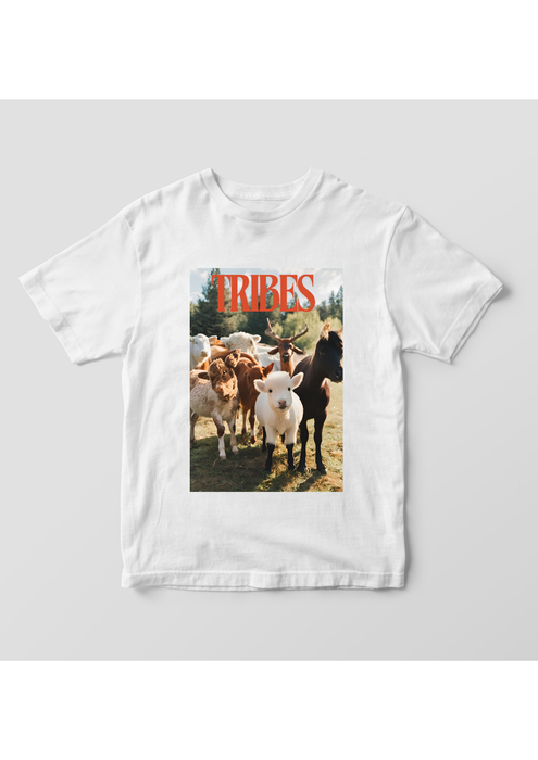 【TEN】　HAPPY VEGANシリーズ　TRIBES TシャツB