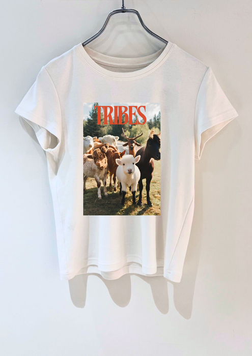 【TEN】　HAPPY VEGANシリーズ　TRIBES TシャツB