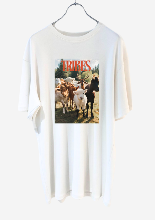 【TEN】　HAPPY VEGANシリーズ　TRIBES TシャツB